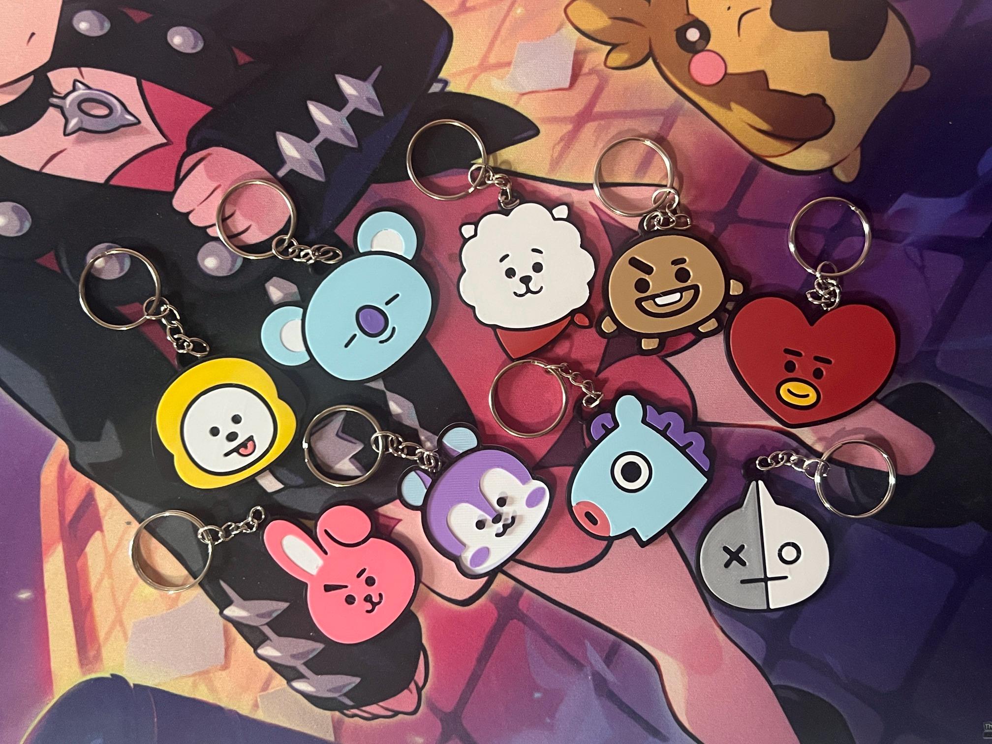Bt21 Rj Bag Charm - Etsy