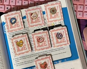 BT21  Inspired Stamp Magnetic Bookmarks B | Love | K-Pop  Bookmarks