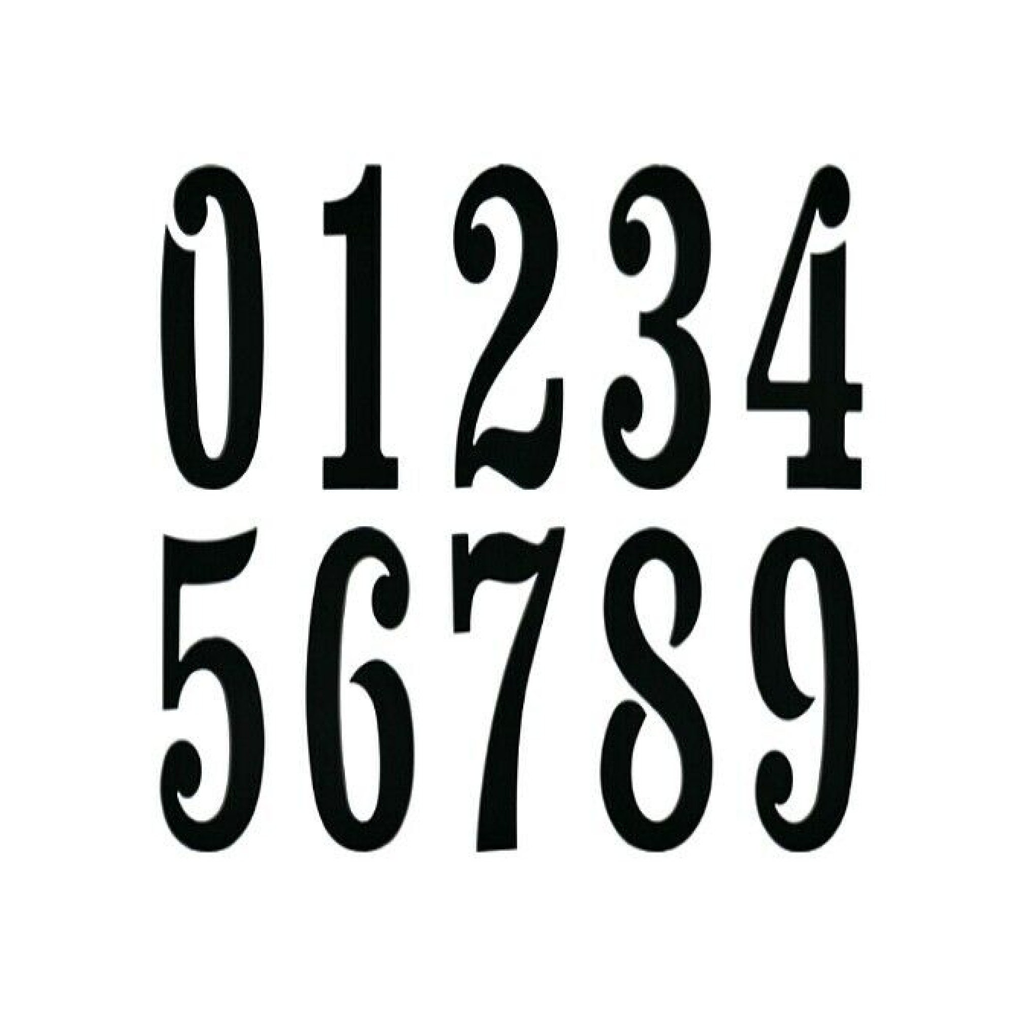 COE 90 Numbers Fusible Black Glass 3 Fusing Supplies FUSING ONLY Glass
