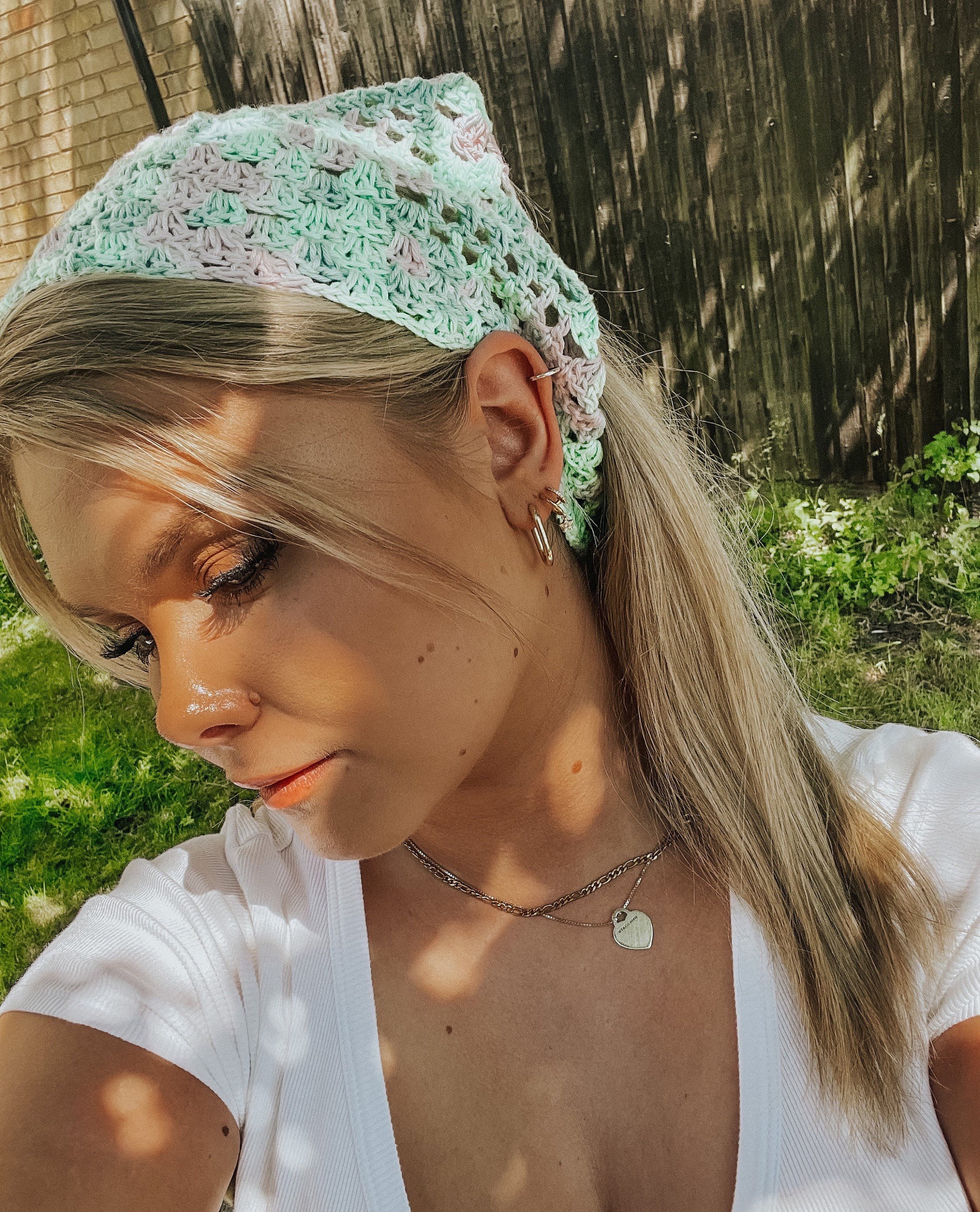 Crochet Bandana
 Summer Crochet Bandana L Cottagecore Bandana L Boho Hair Etsy UK