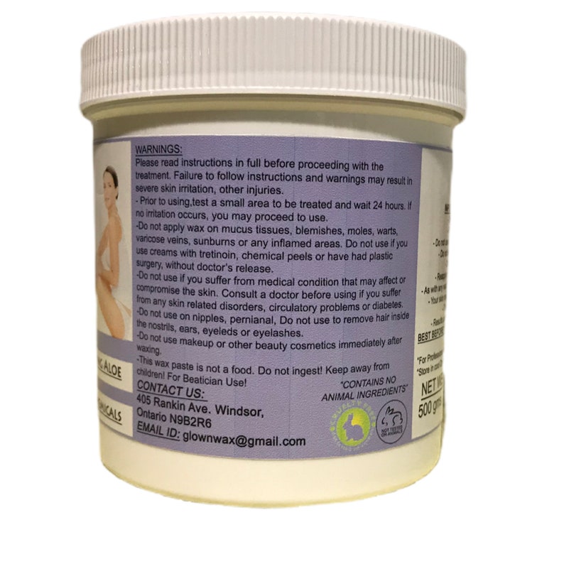 Brazilian Sugar Wax Hair Removal Wax Hard Sugaring Kit With Strips for