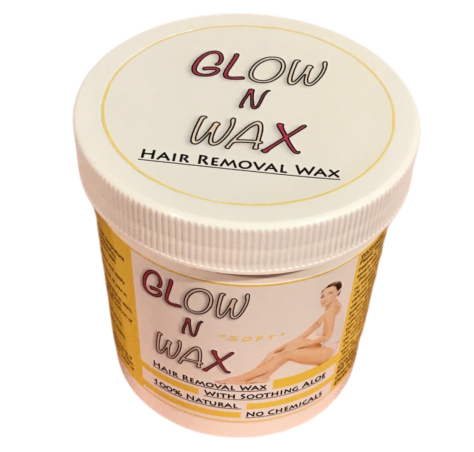 Honey Soft Sugar Wax Paste for Hair Removal With Strips Kit Natural