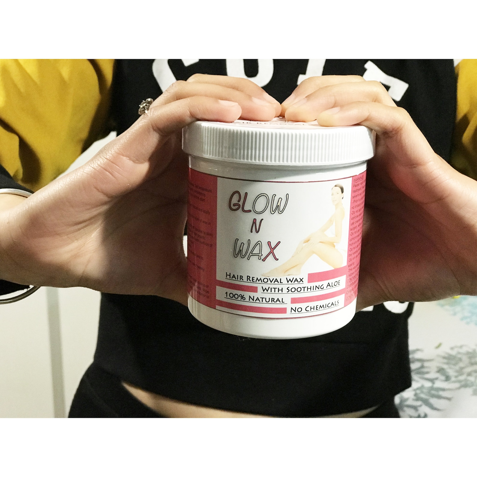 Sugar Wax Hair Removal 100 Natural Paste 10 Strips and 1 Wooden