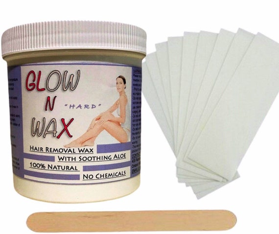 Brazilian Sugar Wax Hair Removal Wax Hard Sugaring Kit With Strips for  Organic Body Waxing 