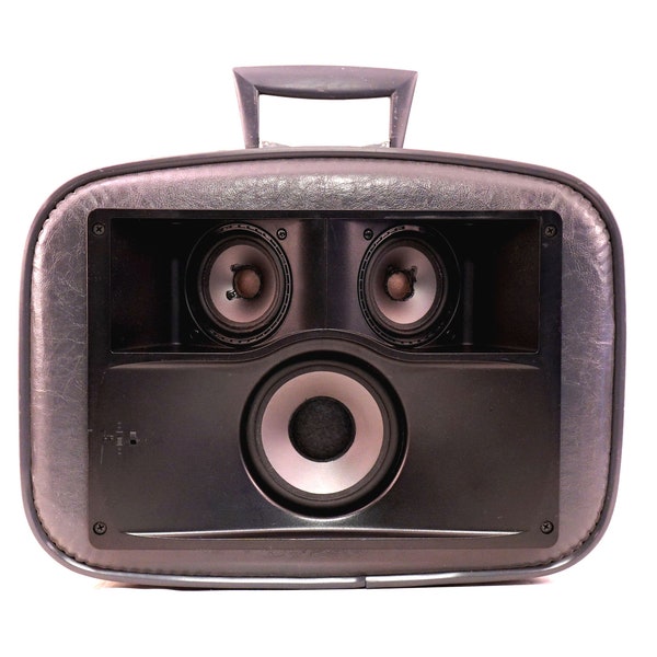 MOLOKO PLUS – 1960’s Retro Train Case Boombox Portable Bluetooth Speaker