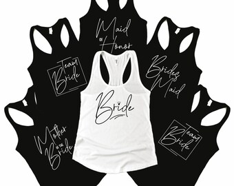 Bachelorette Tank Tops | Bride to be| Brides Tribe| Wedding Party | Women&#39;s Tank Top