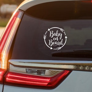 Naklejka samochodowa „Baby On Board”
