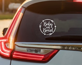 Baby On Board Car Decal Sticker