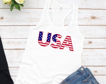 USA Tank | Women's Tank Top | 4th of July
