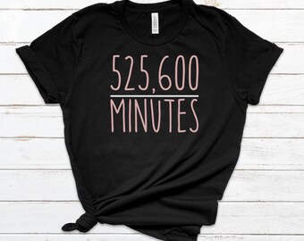 525600 Minutes T Shirt - Rent- Customizable