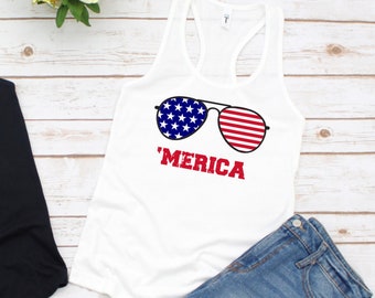 Merica Tank | Women's Tank Top | 4th of July