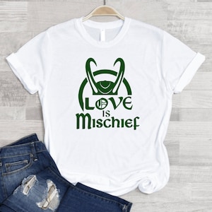 Camiseta unisex El amor es travesura