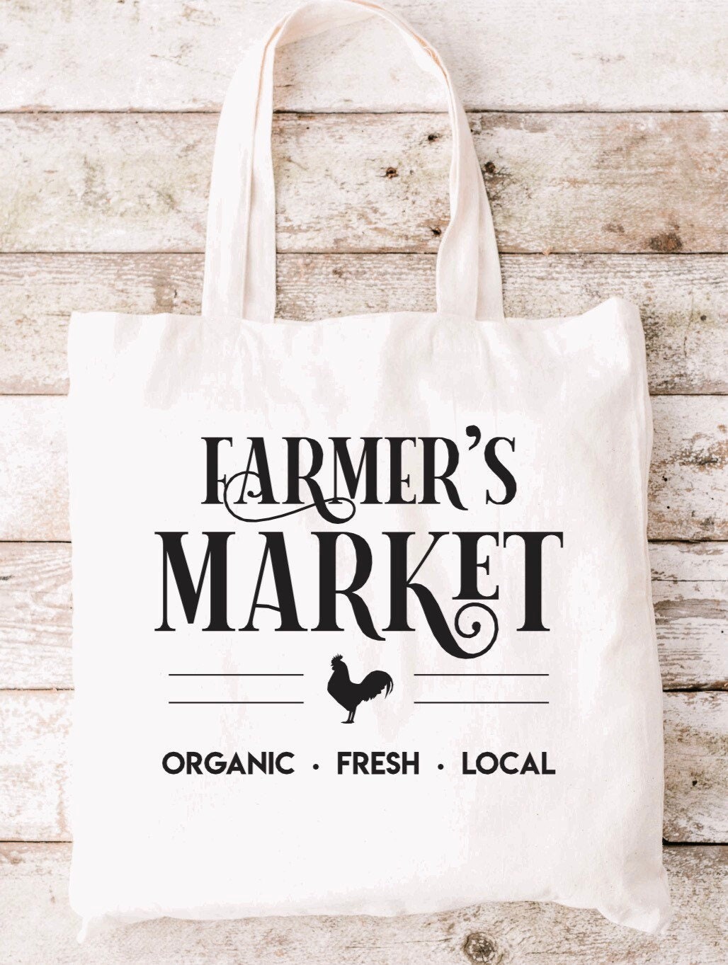 Farmers Market Tote Bag | Shopping Bag | Reusable Bag | Personalized ...