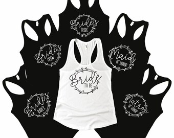 Bachelorette Tank Tops | Bride to be| Brides Tribe| Wedding Party | Women&#39;s Tank Top