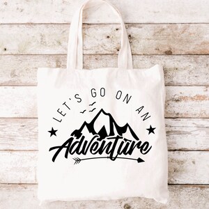Adventure Tote Bag | Shopping Bag | Reusable Bag | Personalized Gift