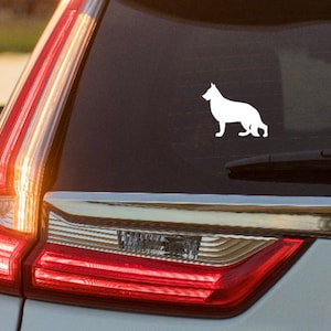 German Shepard Car Window Decal | Vinyl Decal | Sticker | Dog