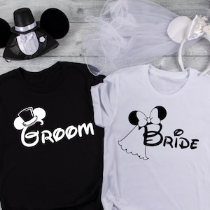 Bride/Groom T Shirts | Wedding | Newlyweds | Honeymoon | Sold Separately