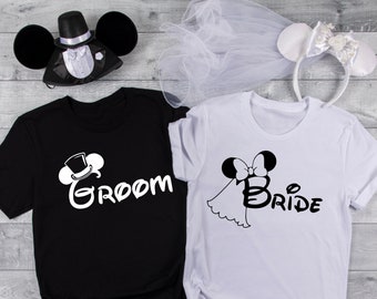 Bride/Groom T Shirts | Wedding | Newlyweds | Honeymoon | Sold Separately