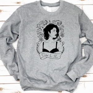 Como La Flor Crew Neck | Erwachsene Unisex Crew Neck Sweatshirt