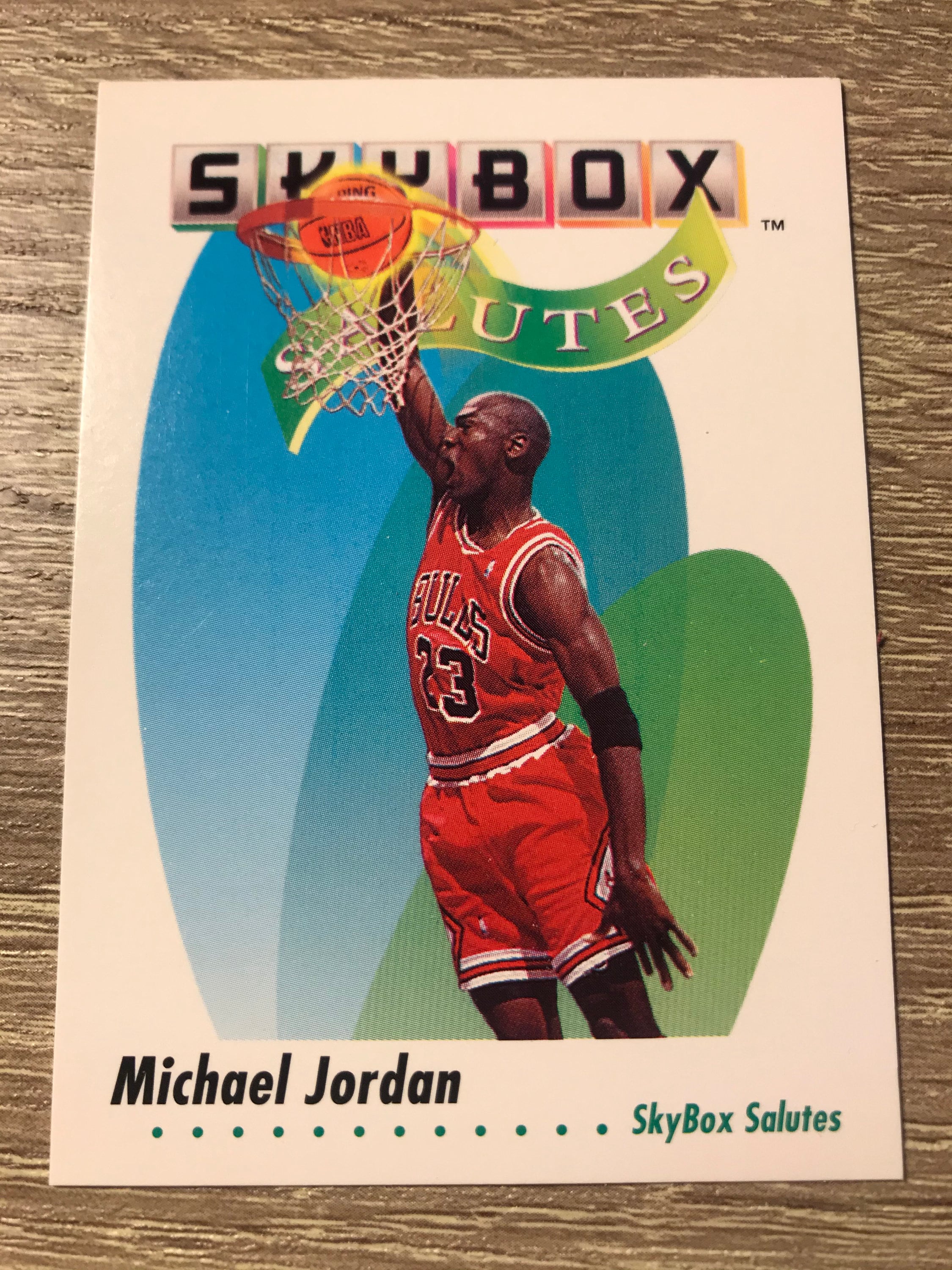 michael jordan skybox salutes card