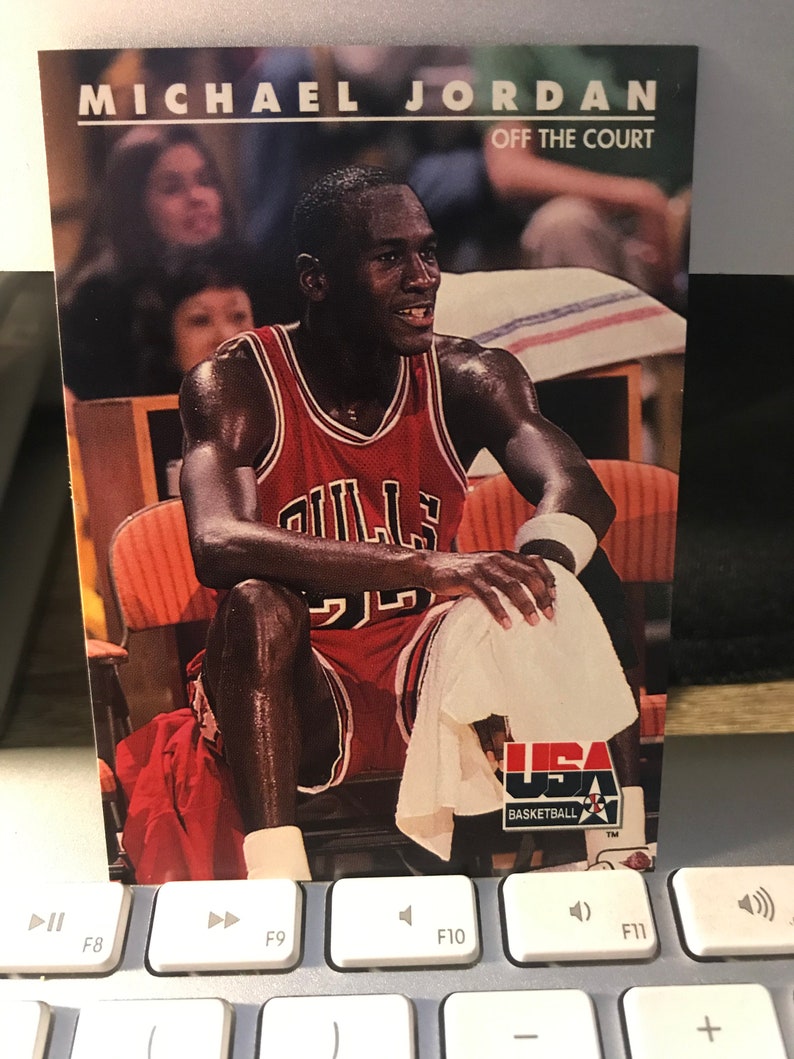 Michael Jordan 1992 Skybox USA Basketball Off the Court 41 | Etsy