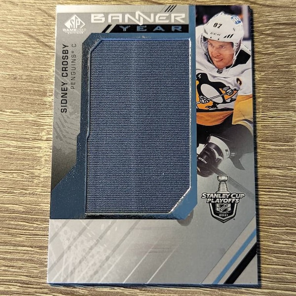 2021-22 Upper Deck SP Game Used Banner Year BYSC-SC Sidney Crosby Pittsburgh