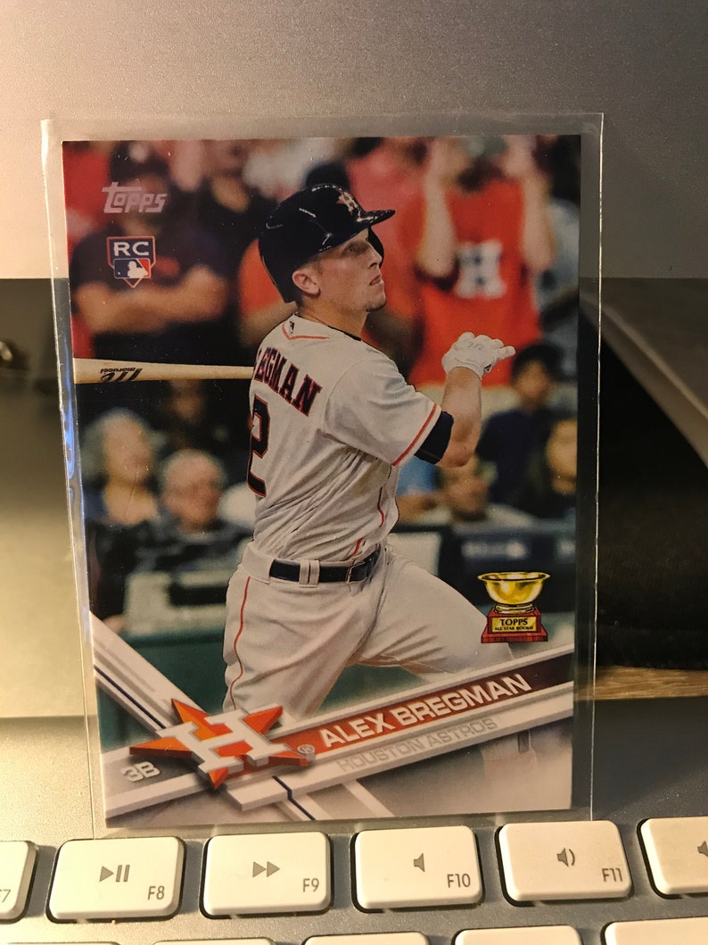 Alex Bregman 2017 Topps Series 1 Rookie Card Rainbow Foil 341 Etsy