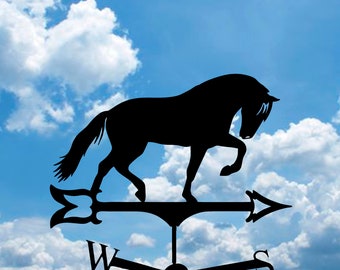 HORSE Metal Plasmacut Weathervane Roof Decor Weathercock