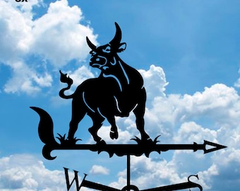 OX Metal Plasmacut Weathervane Roof Decor Weathercock