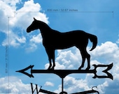 HORSE 2 Metal Plasmacut Weathervane Roof Decor Weathercock