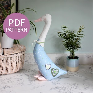 Runner Duck Doorstop Sewing Pattern: DIY Memory Keepsake (PDF Download)