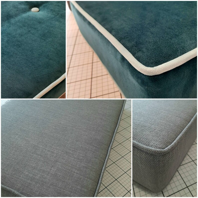 Custom box seating cushion Made to Measure by Aqua by Design Etsy
