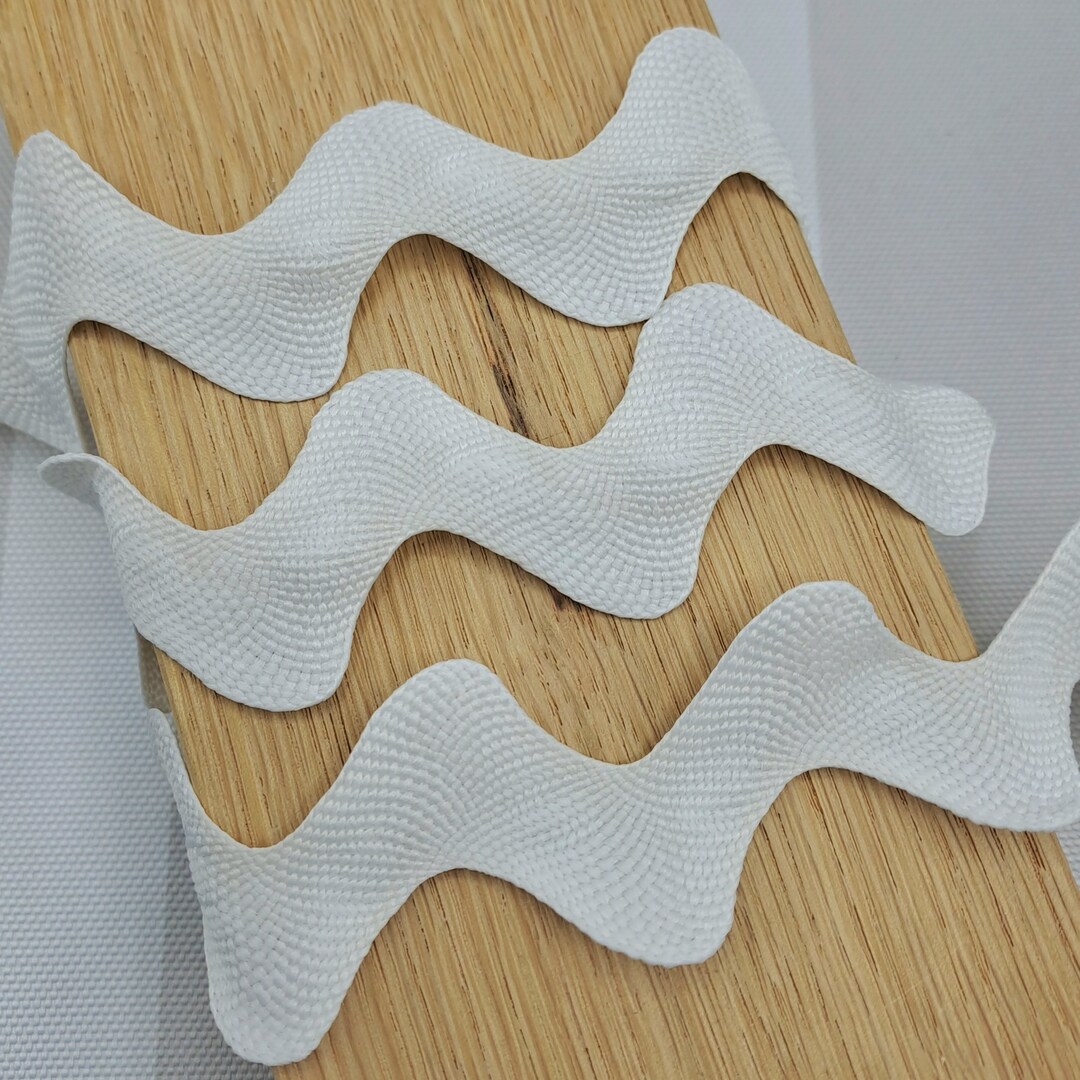 White Rick Rack Trim: 38.1mm Braiding for Home Decor - Etsy