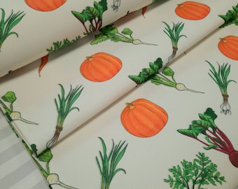 Pumpkin Table Runner. Waterproof table runner in indigo or cream, ideal Autumn decor for Harvest Festival & Thanksgiving