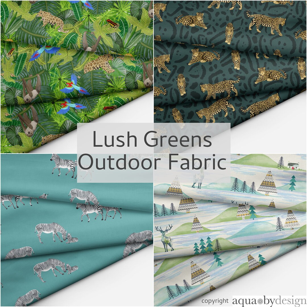 Outdoor Fabric Waterproof Fabric by the Metre Deckchair Etsy UK