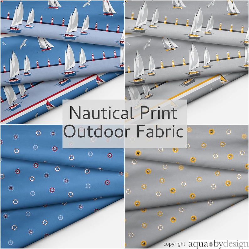 Outdoor Fabric Waterproof Fabric by the Metre Deckchair Etsy UK