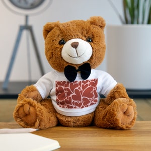 Teddy Bear with T-Shirt, bear toy, toys, Valentine&#39;s Day Teddy, Gift for Her, Girlfriend Gift, Teddy Bear, birthday gift