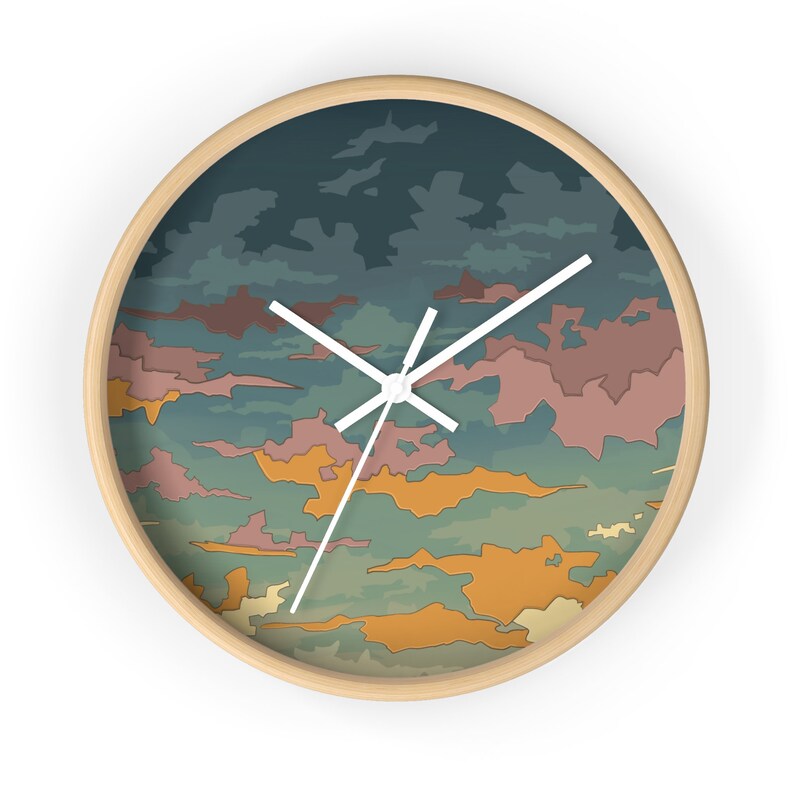 Decorative Clock, Colorful Wall Clock, Home Decor Clock, Office Wall Clock, Creative Clock