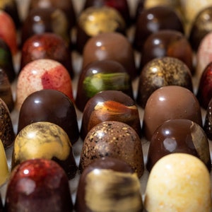 Customizable Box of 15 Assorted Artisan Chocolates, Choose your own flavors (100% Gluten Free and Celiac Safe)