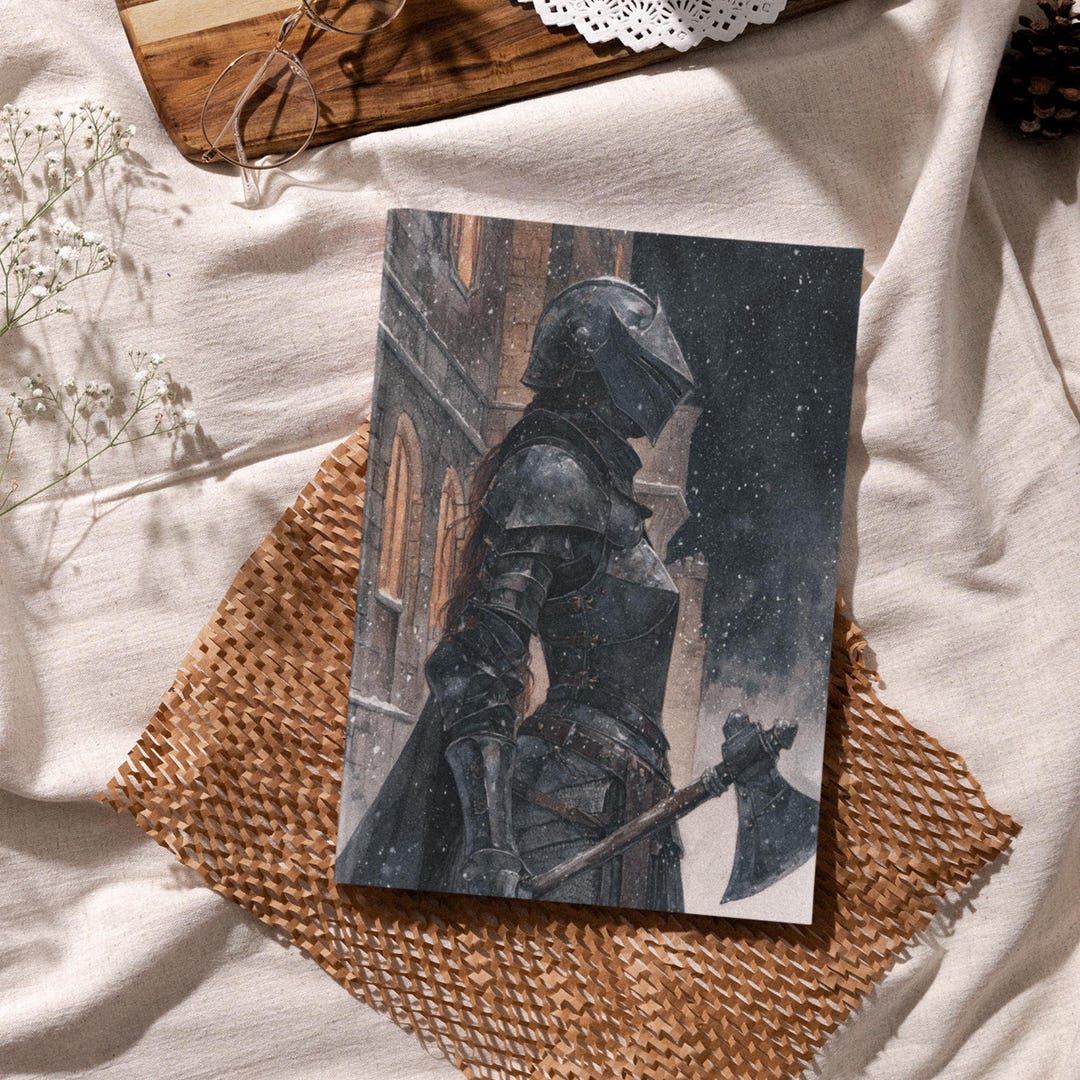 Fantasy Lady Warrior Hardcover Journal - Etsy