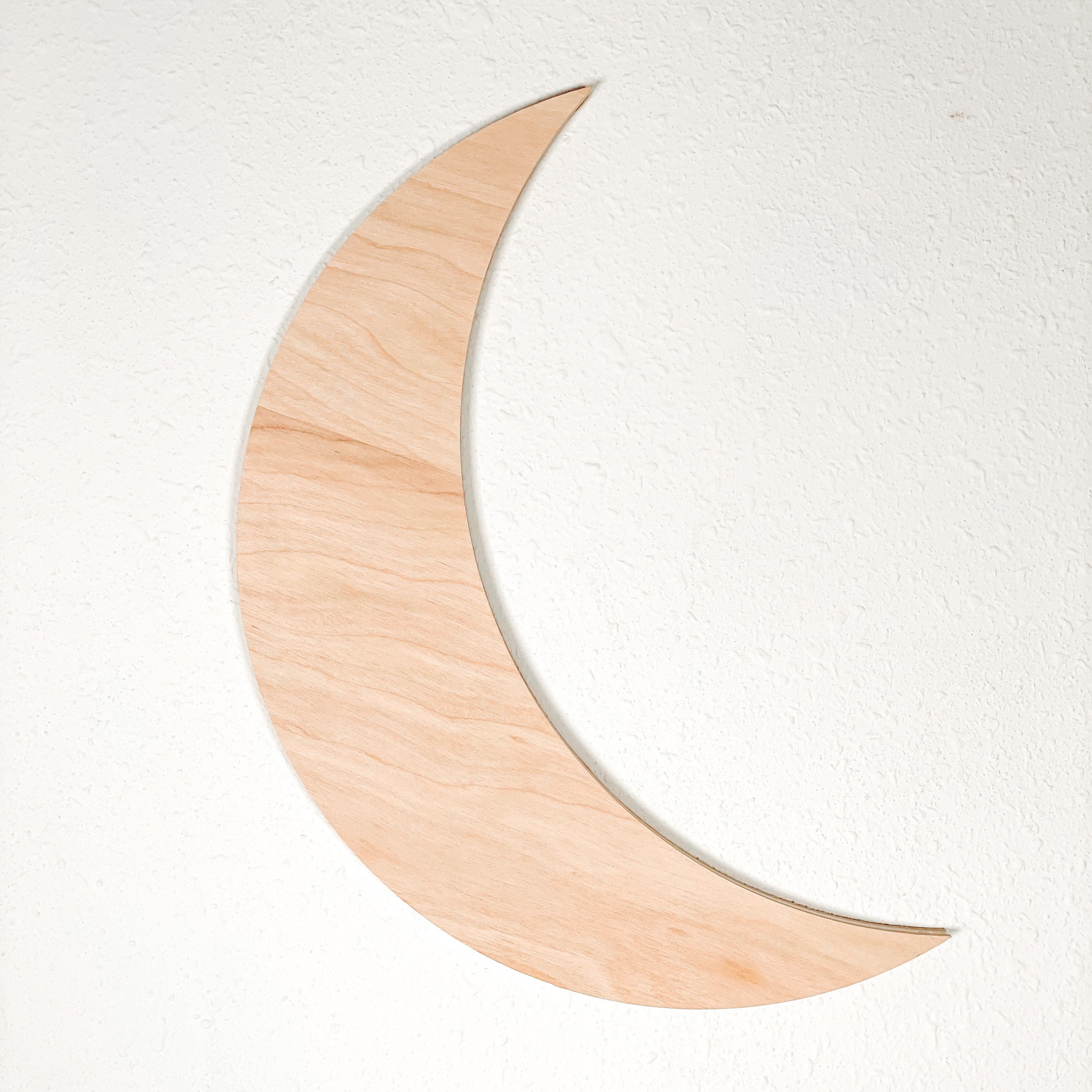 Wooden Moon and Stars Wooden Nursery Decor Boho Nursery Etsy