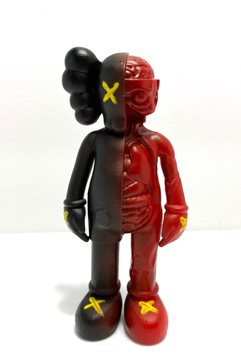 Kaws art Statue for 3D Print figure design figurine anatomy Etsy