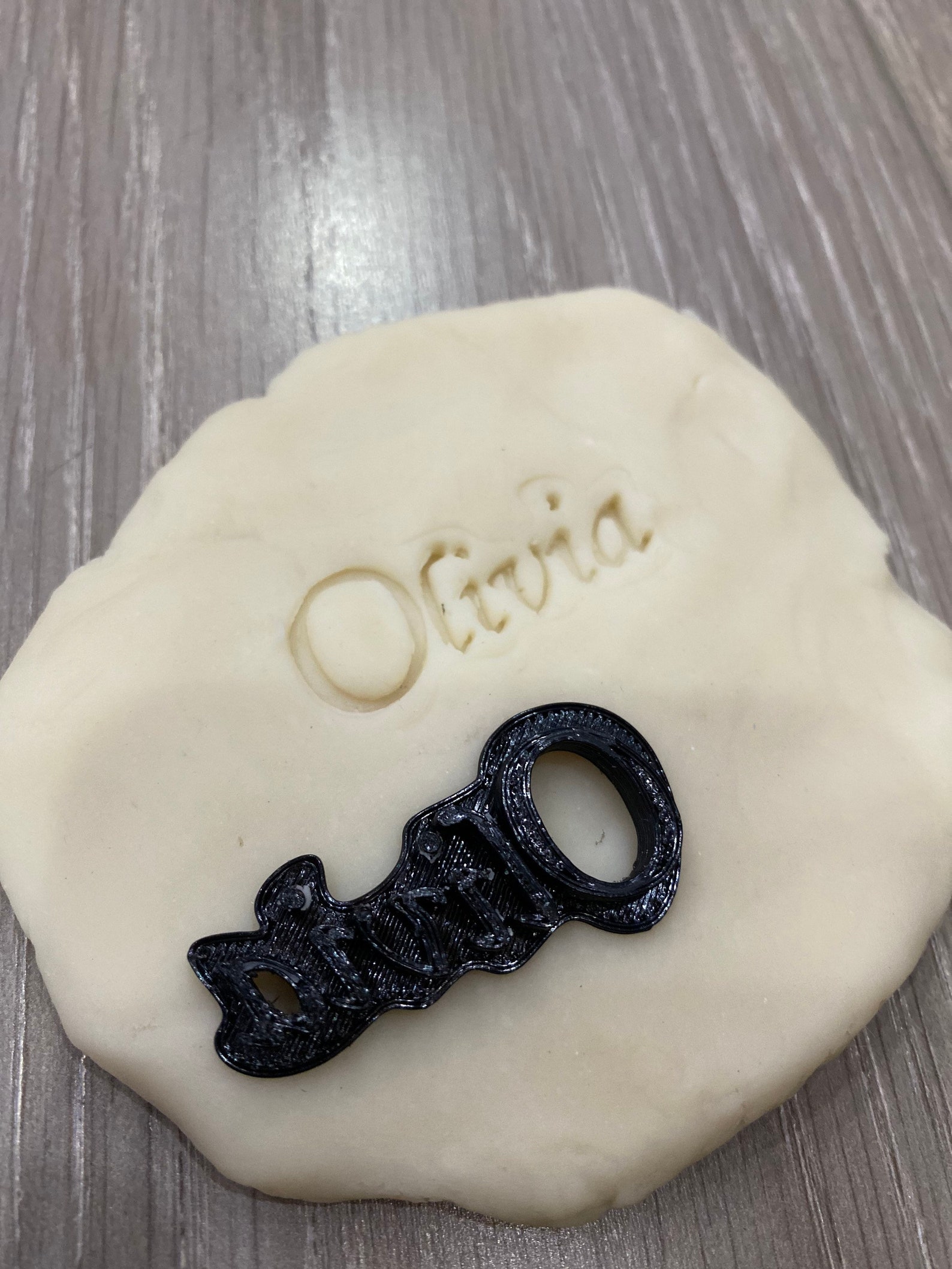 Custom Personalized Cookie Cutter Name Stamp Baking Tool Logo Etsy