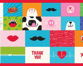 mask panel, Moda and Stacy Hsu Safety First Mask Panel - plus 5 yards of  1/4" elastic for free!