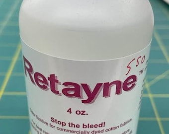 Retayne 4 ounce bottle of color fixative