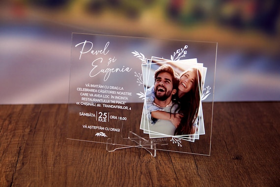 Acrylic wedding invitations, lucite wedding invitations, wedding invit – PK  Kustoms