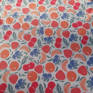 Charlotte(G28) saladiers (de 22 à 28 cm) et plats à gratin à gateau/Cadeau zéro déchet/couvre-plats oekotex/écologique/fait en France. Fruits