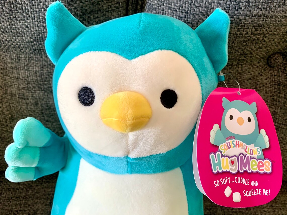 Squishmallows Hug Mees Dax the Owl 2021 Valentines Exclusive | Etsy
