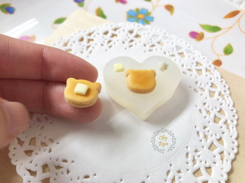 Mold for Miniature Cute Pancakes Silicone Mold with Mini Butter and