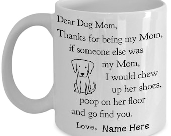 dear dog mum mug